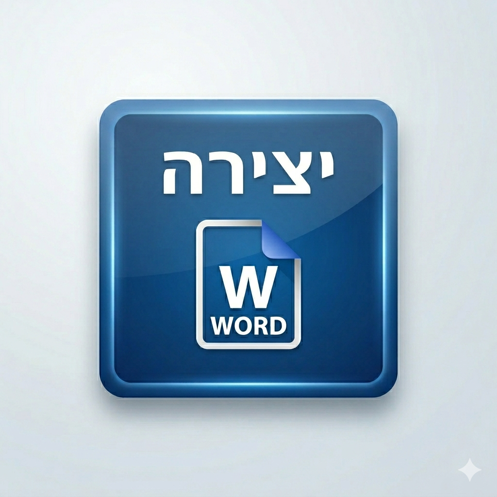 יצירת Word
